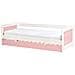 Letto Estraibile Legno Di Pino Gravelines 90 X 200 Cm Rosa - Foto miniatura 3