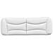 Cuscino Testiera Bianco 152 cm in Similpelle - Foto miniatura 5
