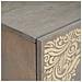 Armadio da Notte Grigio 40 x 33 x 46 cm legno massello di mango - Foto miniatura 6