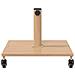 Base per Ombrello da Esterno Legno chiaro 45 x 45 x 31 cm - Foto miniatura 5
