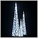 Lusso Casadino -  Set Coni Luce Led Acrilico Decorativo Bianco Freddo 60/90/120cm - Foto miniatura 3