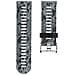 Cinturino In Silicone Compatibile Con Garmin Fenix 3hr/5x/6x/7x - 26mm Quick Fit Black+camouflage - Foto miniatura 5