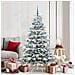 Albero di Natale Artificiale con Rami Pieghevoli Bianco 180 cm - Foto miniatura 2