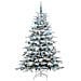 Albero di Natale Artificiale con Rami Pieghevoli Bianco 180 cm - Foto miniatura 4