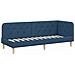 Cornice del letto ad angolo Blu 80 x 200 cm Tessuto - Foto miniatura 6
