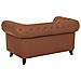 Divano In Mousse Color Moka 160x82x76h Cm - Foto miniatura 4