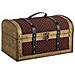 Baule In Legno Marrone 35x21x19h - Foto miniatura 1