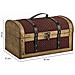 Baule In Legno Marrone 35x21x19h - Foto miniatura 4