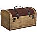 Baule In Legno Marrone 35x21x19h - Foto miniatura 5