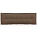 Cuscino per Schiena Marrone 160 x 19 x 50 cm Tessuto - Foto miniatura 6