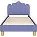 Struttura letto bambini con testata Blu jeans 80 x 160 cm - Foto miniatura 4