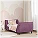 Struttura letto bambini con testata Viola 80 x 160 cm Velluto - Foto miniatura 2