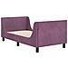 Struttura letto bambini con testata Viola 80 x 160 cm Velluto - Foto miniatura 4
