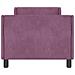 Struttura letto bambini con testata Viola 80 x 160 cm Velluto - Foto miniatura 5