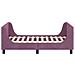 Struttura letto bambini con testata Viola 80 x 160 cm Velluto - Foto miniatura 6