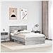Struttura del letto con testiera Grigio Sonoma 137 x 203 cm - Foto miniatura 3