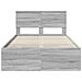 Struttura del letto con testiera Grigio Sonoma 137 x 203 cm - Foto miniatura 7
