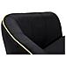 Poltrona Paris Nera E Gold In Tessuto Con Gambe Dorate - 62 X 58 X H 78 Cm - Foto miniatura 7