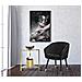 Poltrona Paris Nera E Gold In Tessuto Con Gambe Dorate - 62 X 58 X H 78 Cm - Foto miniatura 8