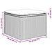 Set Divano da Giardino con cuscino 6 pcs Nero polyrattan - Foto miniatura 9