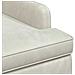 Loveseat con bottoni imbottiti Crema 111 x 65 x 79 cm Velluto - Foto miniatura 6
