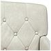Loveseat con bottoni imbottiti Crema 111 x 65 x 79 cm Velluto - Foto miniatura 7