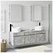 Set di Armadi da Bagno 5 pcs Grigio Cemento 53 x 15,5 x 70 cm - Foto miniatura 2