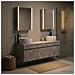Set di Armadi da Bagno 5 pcs Grigio Cemento 53 x 15,5 x 70 cm - Foto miniatura 4