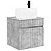 Set di Armadi da Bagno 5 pcs Grigio Cemento 53 x 15,5 x 70 cm - Foto miniatura 5