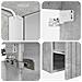 Set di Armadi da Bagno 5 pcs Grigio Cemento 53 x 15,5 x 70 cm - Foto miniatura 9
