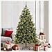 Albero di Natale artificiale pieghevole con coni Verde 210 cm - Foto miniatura 2