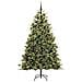 Albero di Natale artificiale pieghevole con coni Verde 210 cm - Foto miniatura 3
