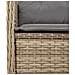 Sedie Reclinabili da Giardino 2pz con Cuscini Beige Polyrattan - Foto miniatura 9