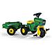 Trattore JohnDeere c / Vol. sonoro + Rimorchio110x38x56 052769 - Foto miniatura 2