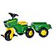 Trattore JohnDeere c / Vol. sonoro + Rimorchio110x38x56 052769 - Foto miniatura 3