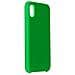 Cover Icon Per Iphone X 5.8 In Silicone Liquido Green - Foto miniatura 3