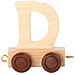 Lettera D Trenino In Legno - Foto miniatura 1