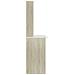Scrivania e Ripiani Bianco Rovere Sonoma 110x45x157 Multistrato - Foto miniatura 5