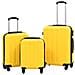 Set Trolley A Custodia Rigida 3 Pz Giallo In Abs - Foto miniatura 1