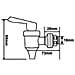 304 In Acciaio Inox Dispenser Bevande Spigot Succo Di Sostituzione Bevanda Fredda Del Barilotto Di Vino Di Rubinetto Del Rubinetto Per La Casa E Partito Usa (finitura Lucida) Bs-02 - Foto miniatura 3