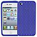 Net Series Custodia in silicone per Apple iPhone 4, Blu - Foto miniatura 1