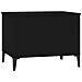 Tavolino Da Salotto Nero 60x44,5x45 Cm In Legno Multistrato - Foto miniatura 7