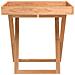 Tavolo a Vassoio Pieghevole 52x36x56,5cm Legno Massello di Noce - Foto miniatura 2