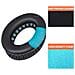 Cuscinetti Auricolari Di Alta Qualità Per Cuffie Bose Qc 35/25/15 1 Paio Black+blue - Foto miniatura 9