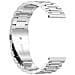 Cinturino Per Orologio In Acciaio Inossidabile Per Huami, Garmin, Vivomove E Huawei Silver - Foto miniatura 1