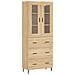 Credenza Rovere Sonoma 69,5x34x180 Cm In Legno Multistrato - Foto miniatura 2