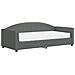 Divano Letto Con Materasso Grigio Scuro 90x190 Cm In Tessuto - Foto miniatura 1
