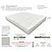 Materasso Singolo, Modello Italgel Dimensione 90x200 Cm, In Memory Foam, Composto Da 2 Strati Memory Air Gel E Puracell, Prodotto In Italia - Foto miniatura 3