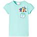 Maglietta Da Bambina Menta Chiaro 104 - Foto miniatura 1