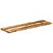 Piano Tavolo Bordi Vivi 180x40x2,5 Cm Legno Di Mango Grezzo - Foto miniatura 2